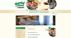 Desktop Screenshot of baumhoftenne.de